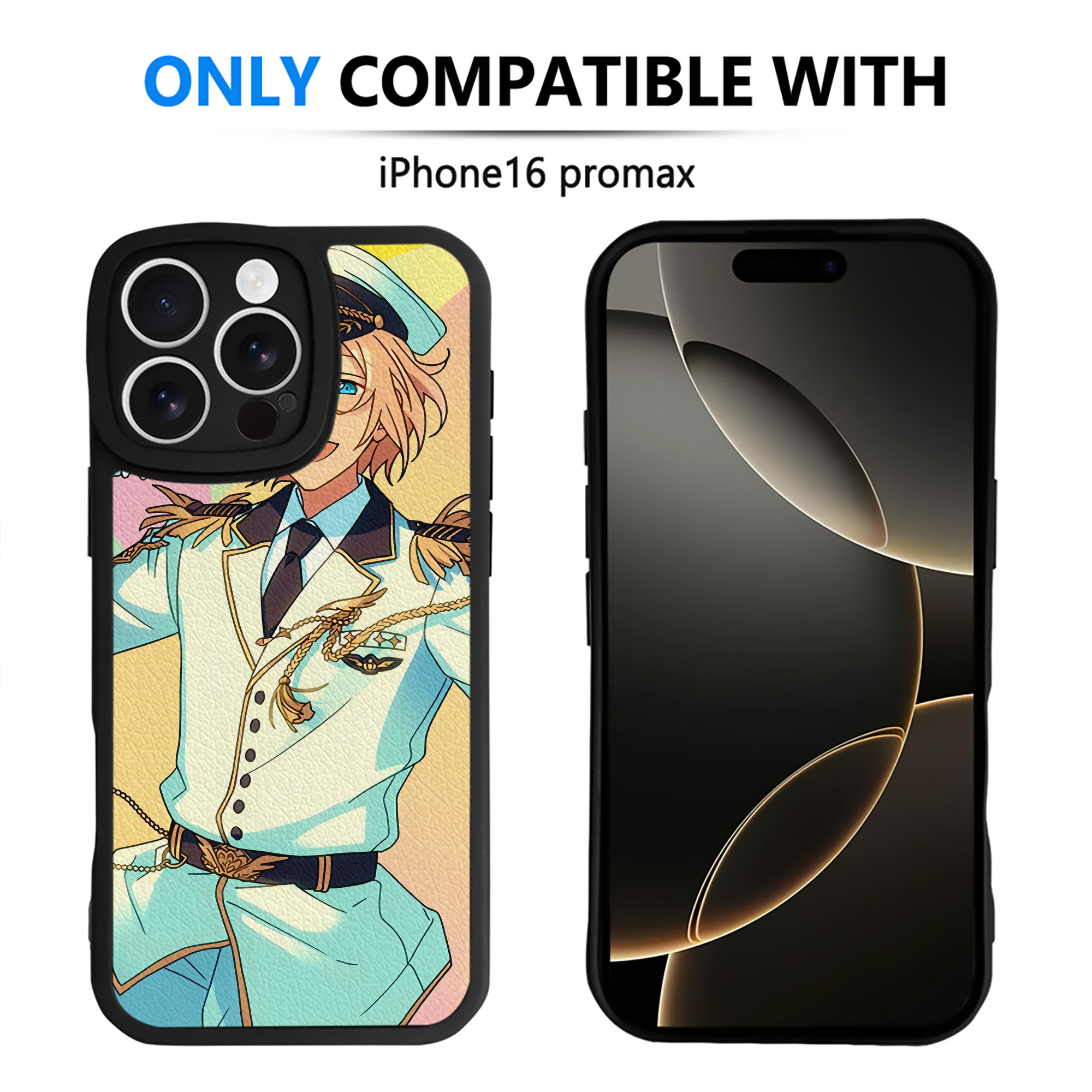（画像用） あんさんぶるスターズ! Ensemble Stars 【iPhone 16シリーズ対応】シリコンスマホケース（レザー調） 材質：シリコン